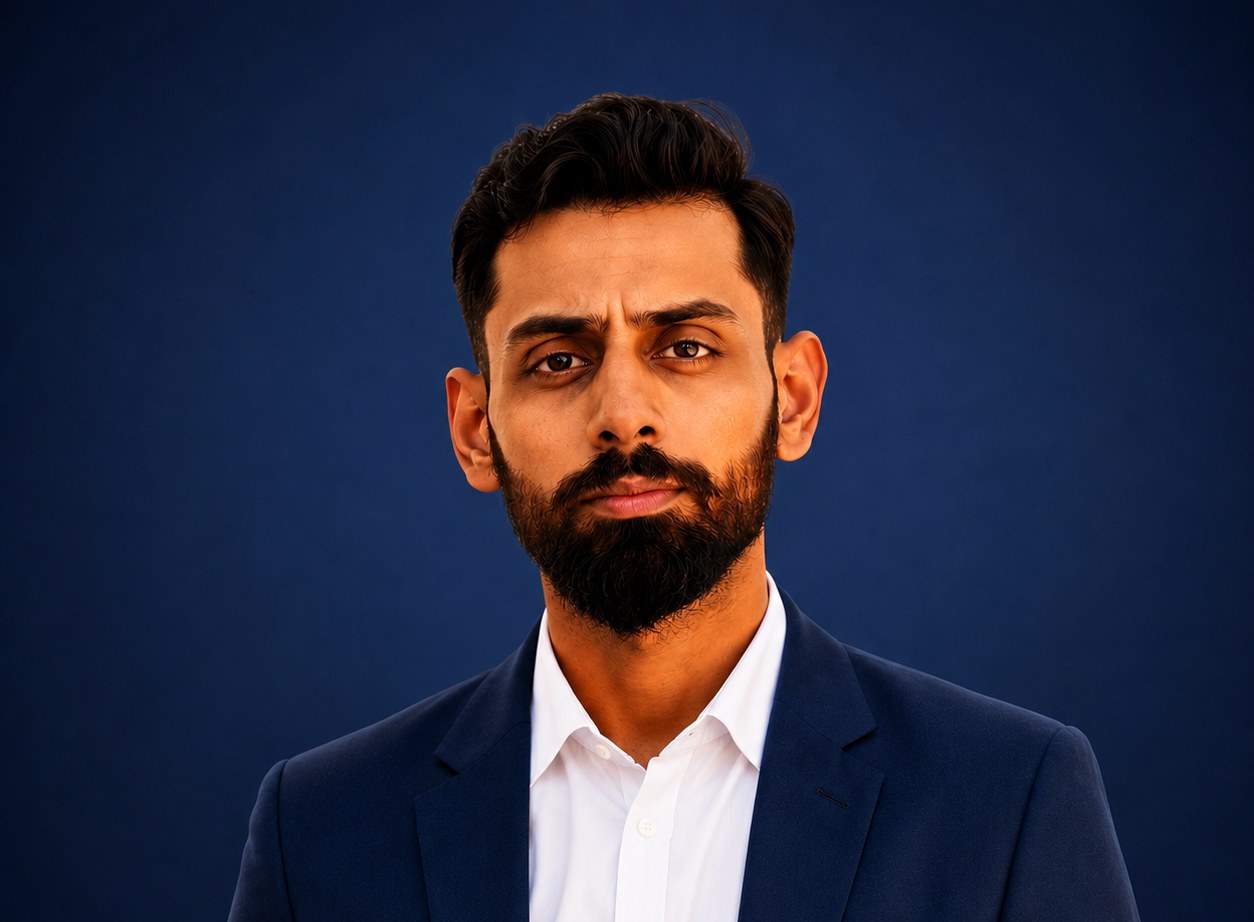 Professional portrait of Usama